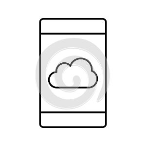 Cloud data Vector icon which can easily modify or edit