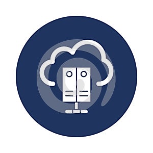 Cloud data Vector icon which can easily modify or edit