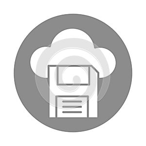 Cloud datastore Isolated Vector icon which can easily modify or edit