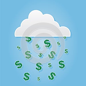 Cloud Dollar Signs