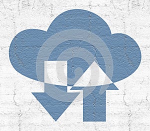 Cloud download iconc