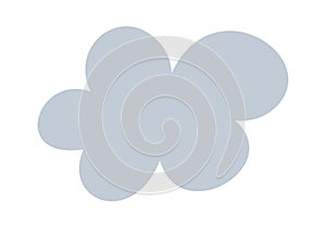 Cloud drawing natural design element