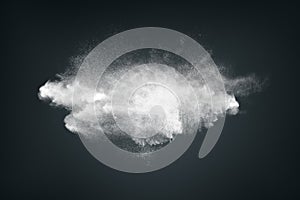 Cloud of dust abstract background