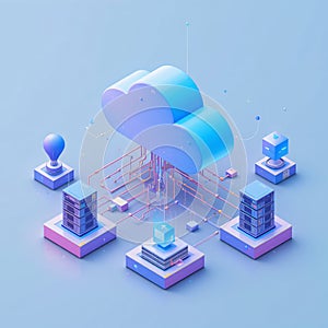 Cloud with digital elements