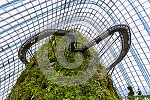 Cloud Forest Dome at Gardens by the Bay in Singapore