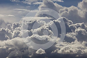 High Clouds in a dramatic blue sky.