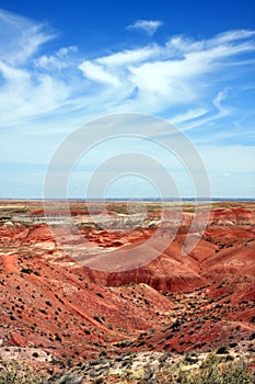 Cloud formation over painted Desert