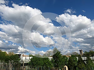 Cloud Formations on a breezy Day in Washington DC