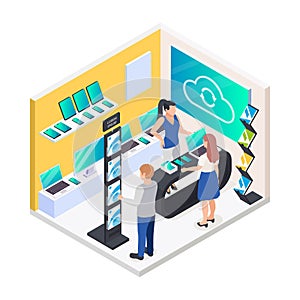 Cloud Gadgets Exhibition Composition