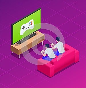 Cloud Gaming Battle Concept