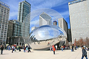 The Cloud Gate in Millennium Park