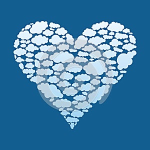 Cloud heart