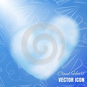 Cloud Heart Icon