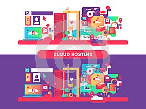 Cloud hosting design