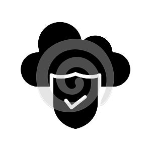 Cloud hosting Isolated Vector icon which can easily modify or edit