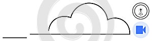 Cloud Computing with Data Transmission and Video Communication Concept
