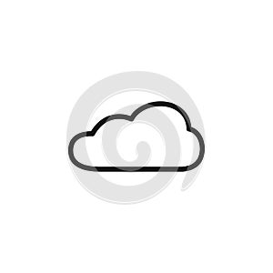 Cloud icon flat vector design