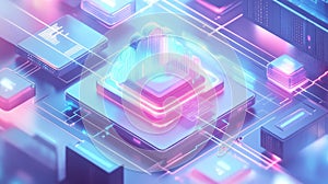 Cloud computing data storage networking digital infrastructure