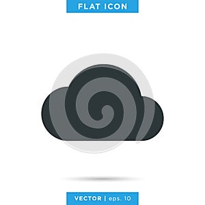 Cloud Icon Vector Design Template.