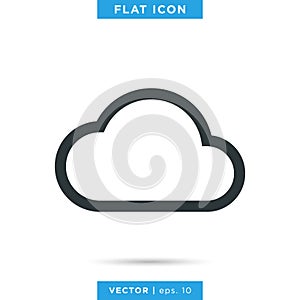 Cloud Icon Vector Design Template.