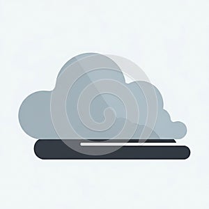 Cloud icon on a white background,