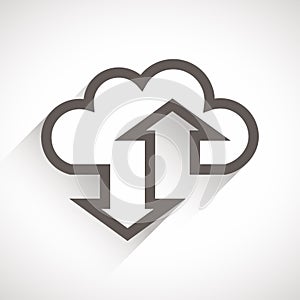 Cloud icon.