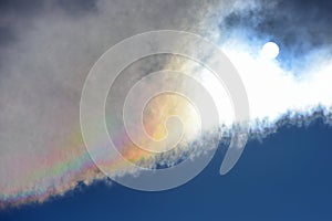 Cloud iridescence photo