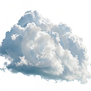 Cloud isolated on white