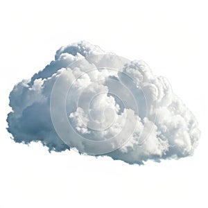 Cloud isolated on white