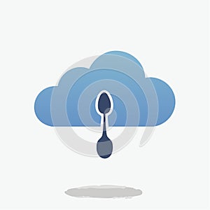 Cloud Kitchen and Food Delivery Service Icon