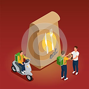 Cloud Kitchen Service Concept