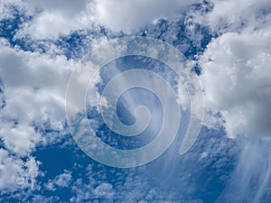 Cloud landscape blue sky cloud type background 03