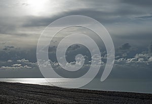 Cloud layers over Sea in Sussex