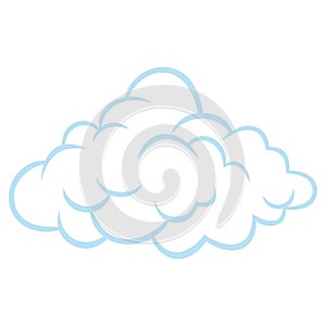 Cloud Line Art Drawing Vector