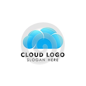 Cloud logo design template vector icon