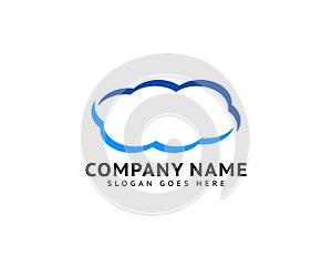Cloud Logo Icon Template Vector Design