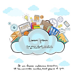 Cloud Logo Storage Internet Aplication Hosting