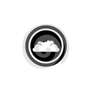 Cloud logo vector icon