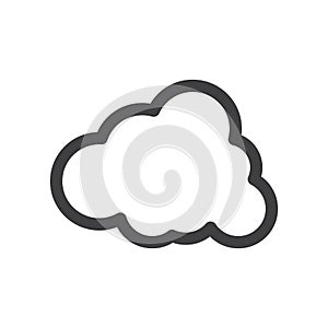 Cloud logo vector template