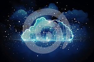 Cloud Made of Digital Elements - A Symbolic Representation of Cloud Computing and Data Storage