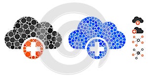 Cloud Medicine Composition Icon of Spheric Items