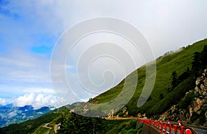 Cloud and mist around the Hehuan Mountain