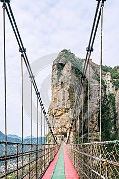 Cloud and mist bridge