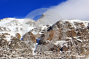 Nuvola un montagna 