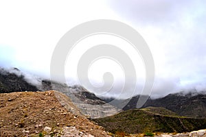cloud mountain hill sky view