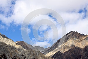 Cloud mountain and sky