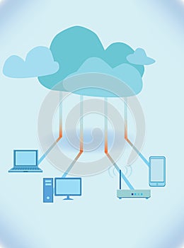 Cloud network concept