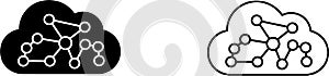 Cloud Network Connection Icon