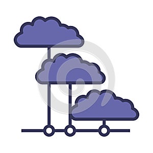 Cloud Network Icon
