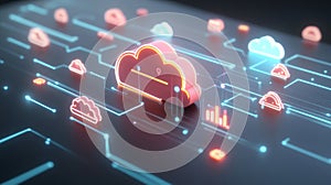 Cloud Network Infrastructure for Data Storage and Global Access with Enhanced Security Features